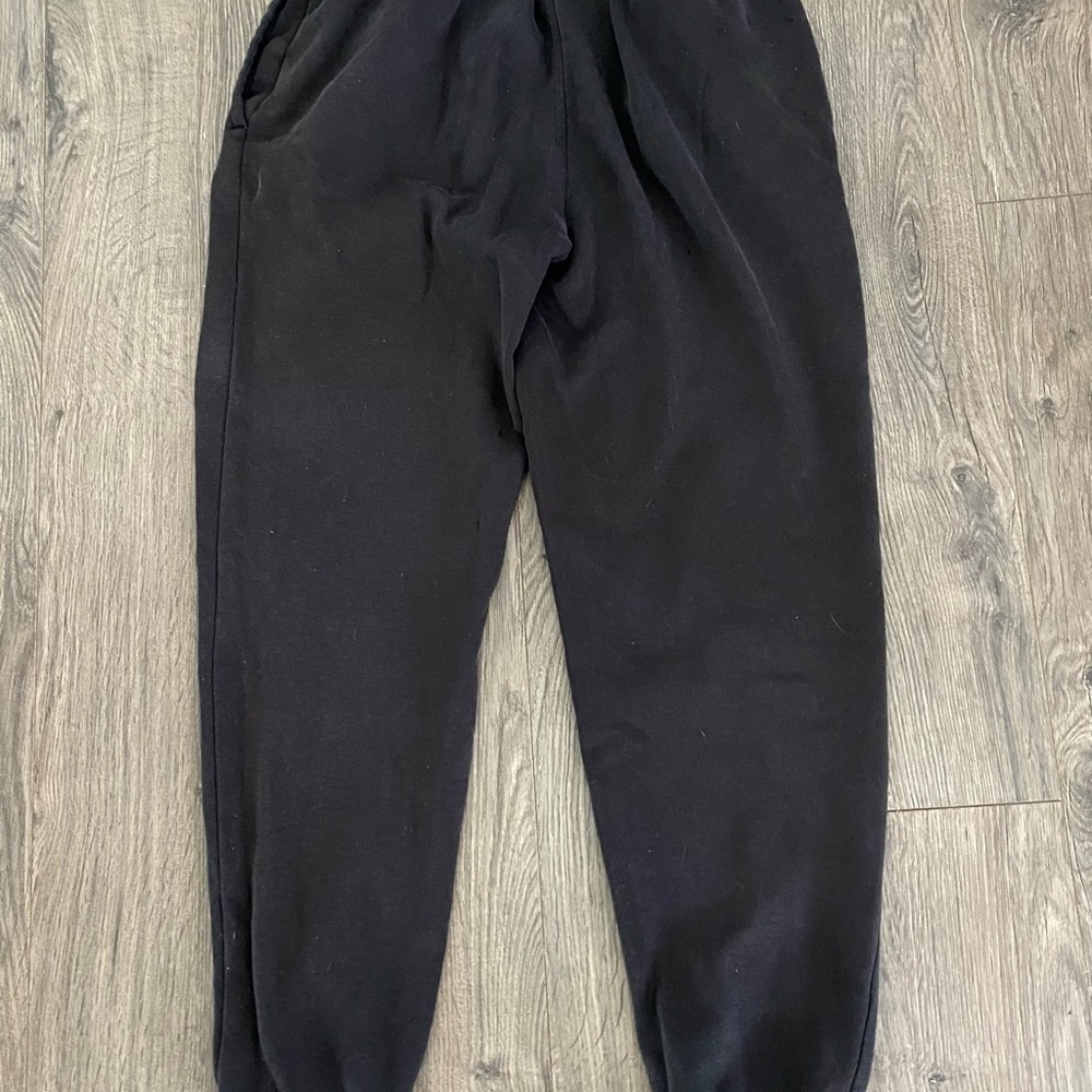 Boys champion sweatpants large L joggers black athletic athleasure sweats youth - Picture 9 of 9